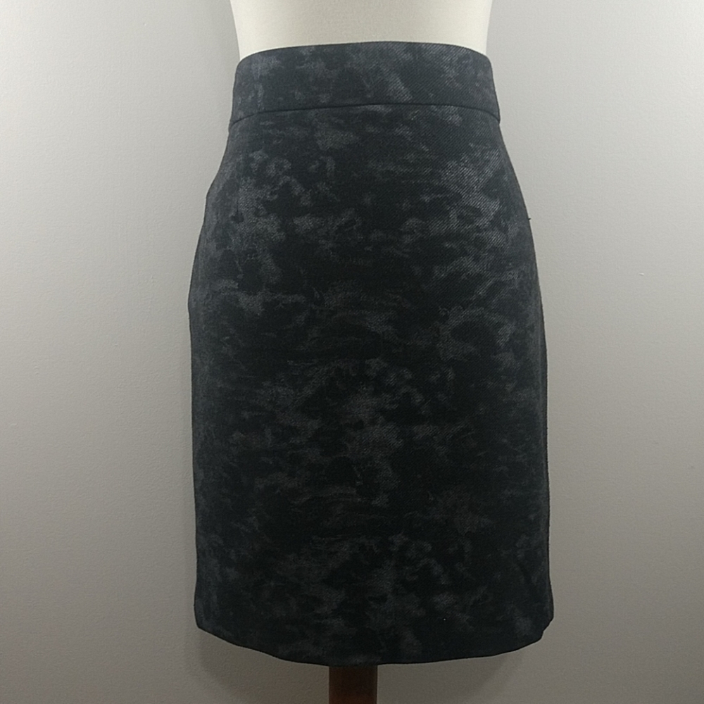 Skirt: Calvin Klein Marbled Pencil Skirt - Picture 2 of 4